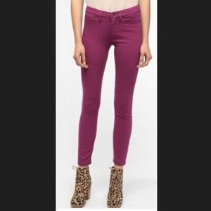SOLD! BDG Cigarette High Rise Purple Jeans